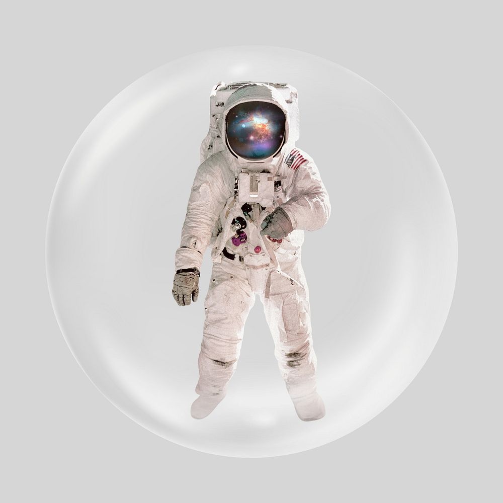 Astronaut in bubble
