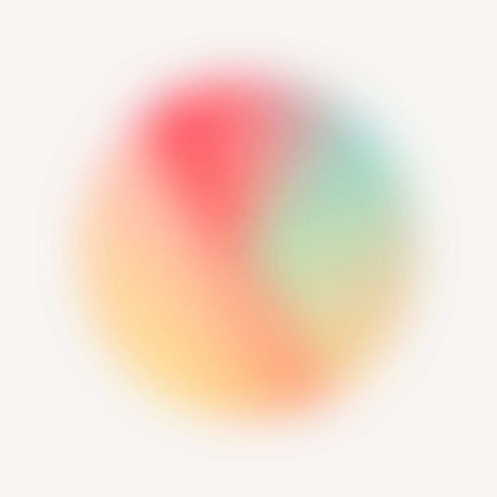 Gradient circle background, blurry design