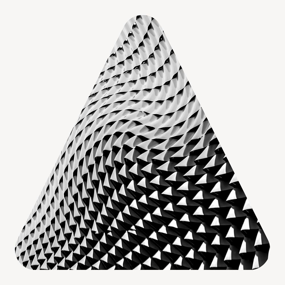 Abstract black pattern, triangle shape design