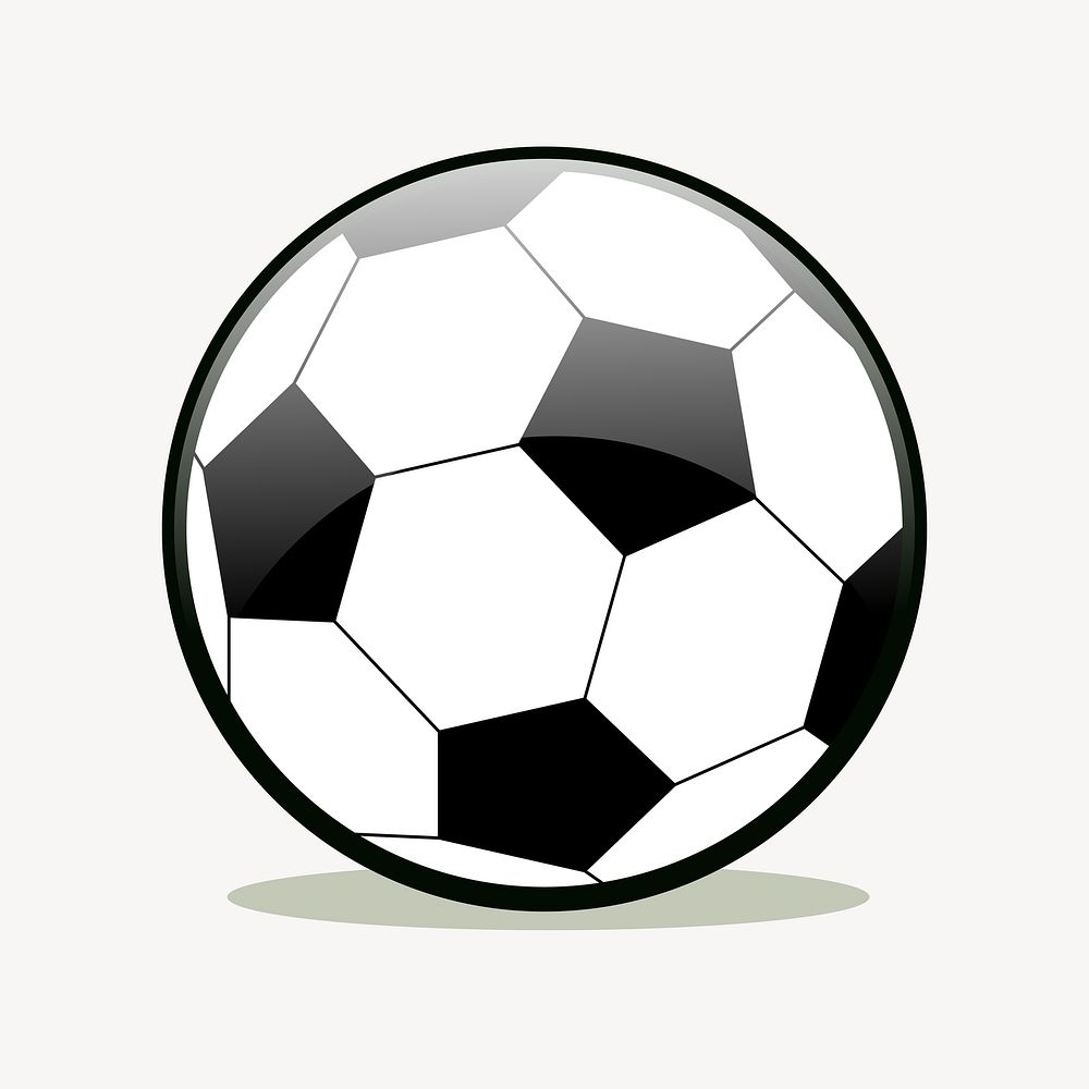 Football sports equipment clip  art. Free public domain CC0 image.