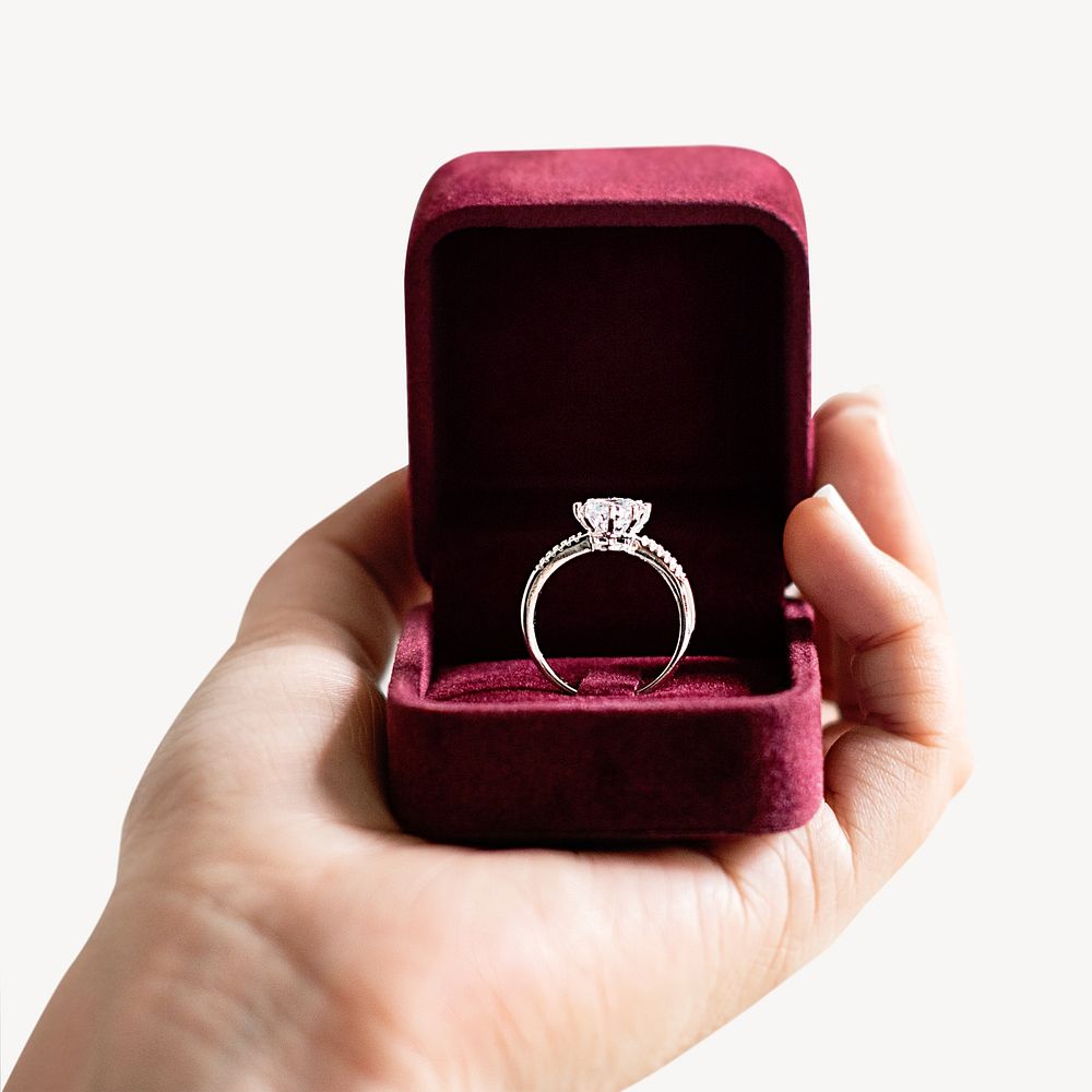 Wedding ring, isolated image