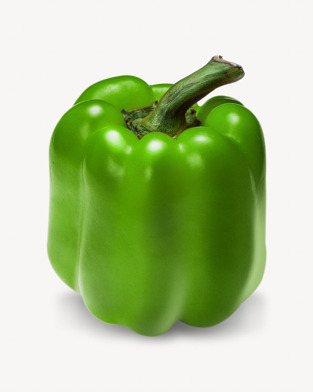 Bell pepper image on white