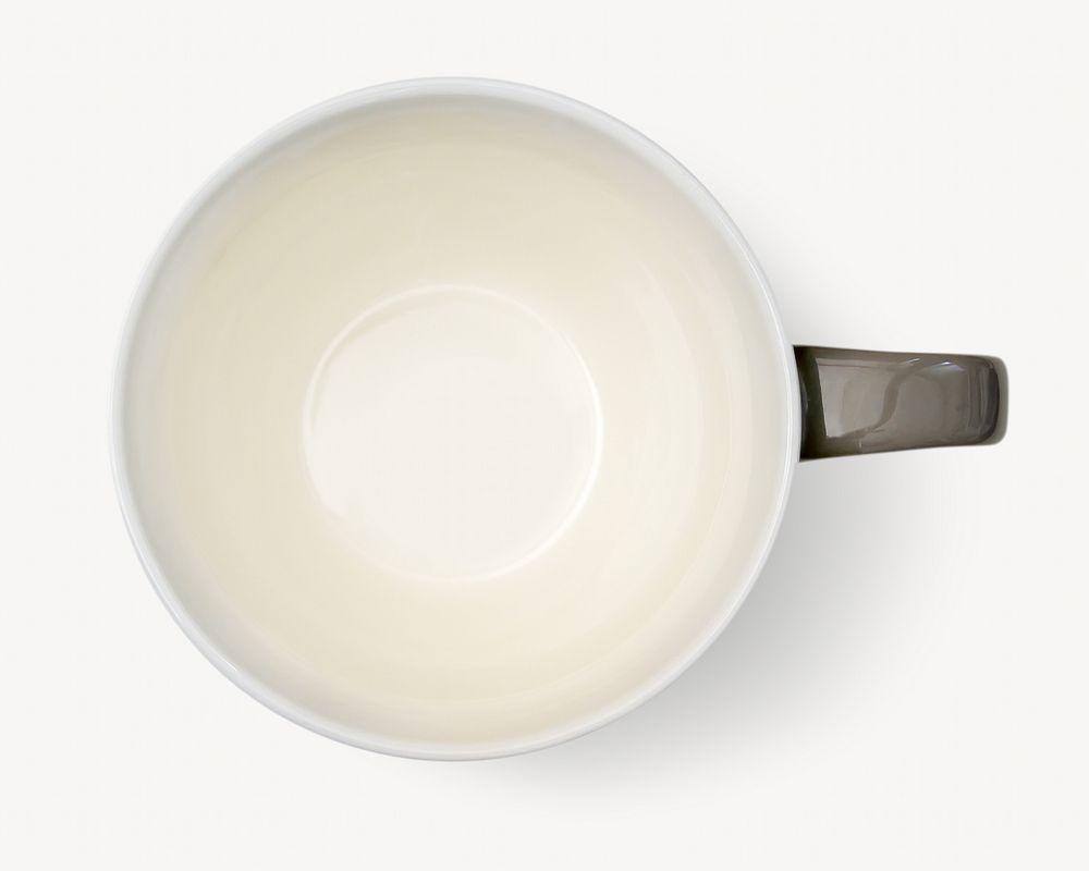 Empty mug, isolated image
