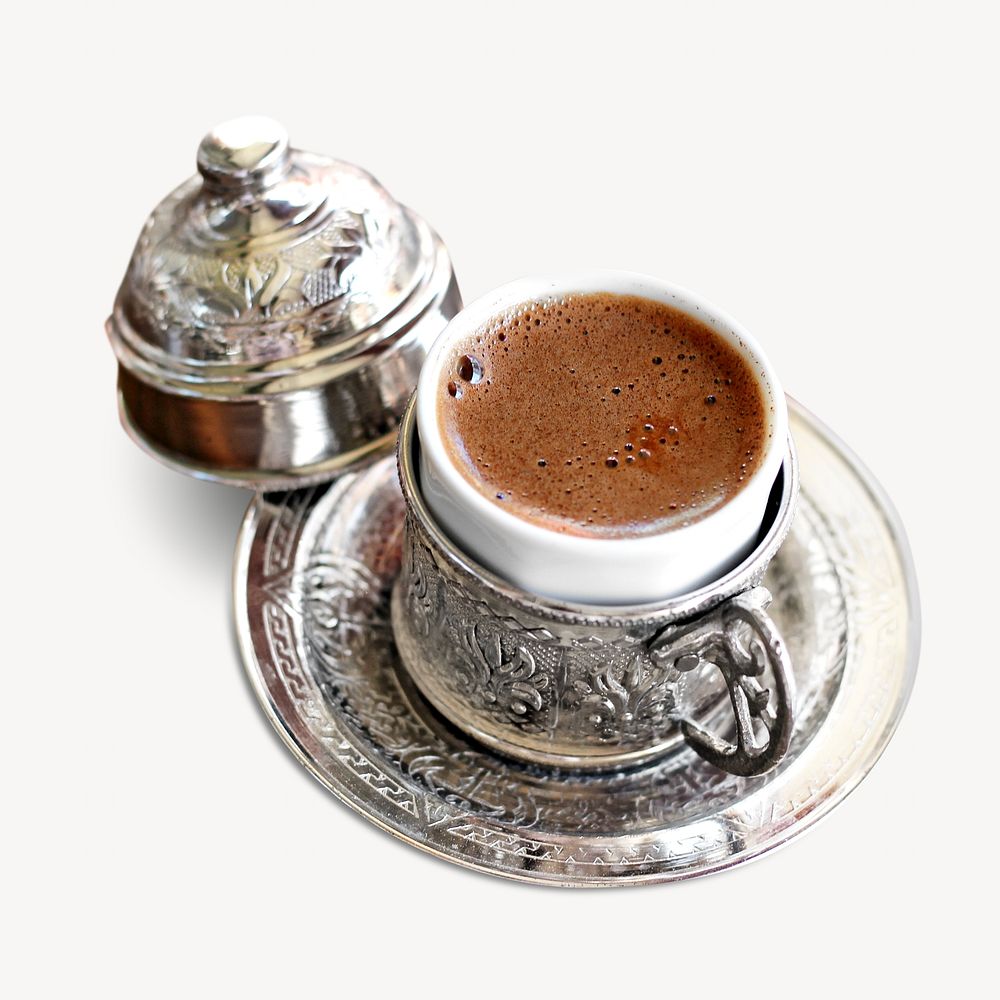 Turkish coffee, isolated design