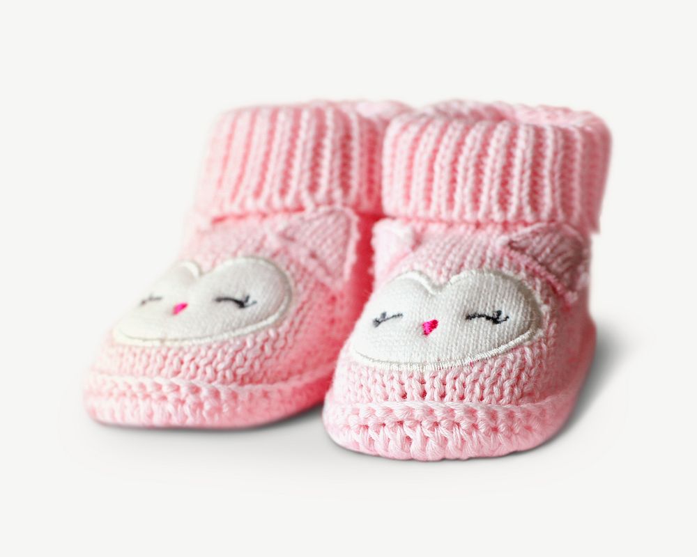 Baby shoes isolated graphic psd
