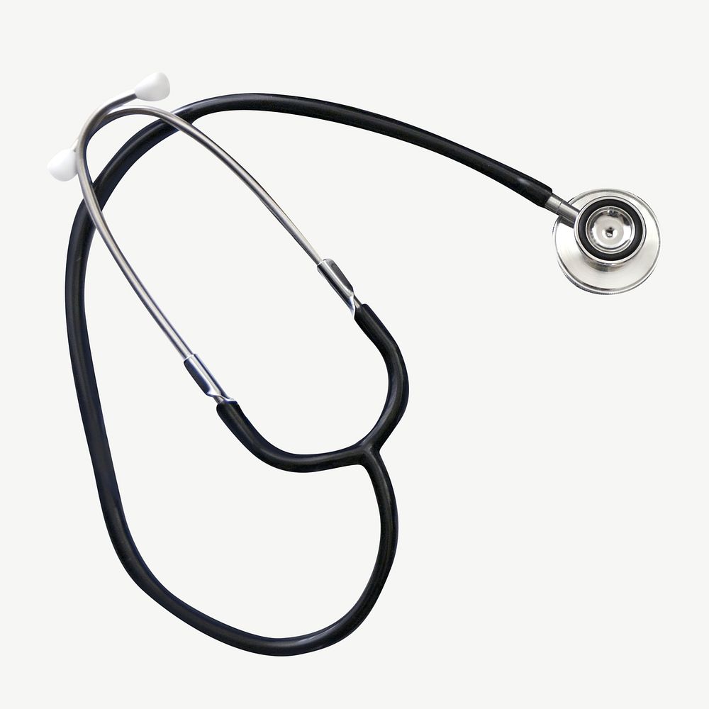 Doctor medical stethoscope isolated object psd