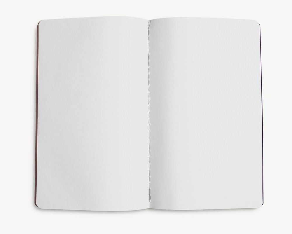 Blank notebook isolated graphic psd