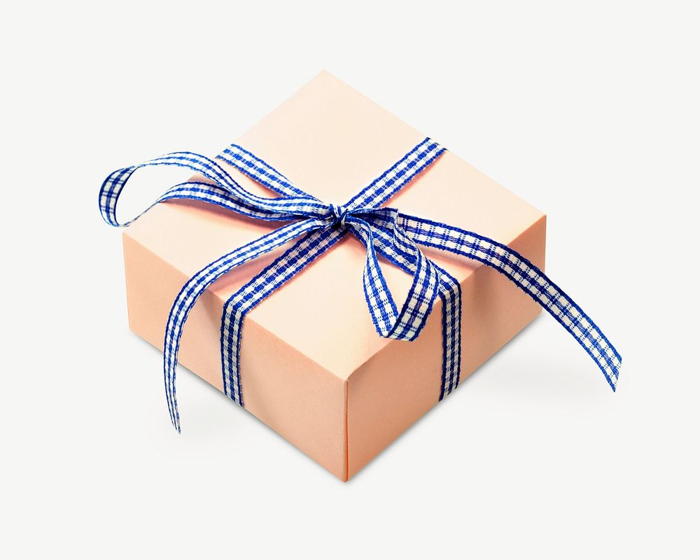 Gift box isolated object psd