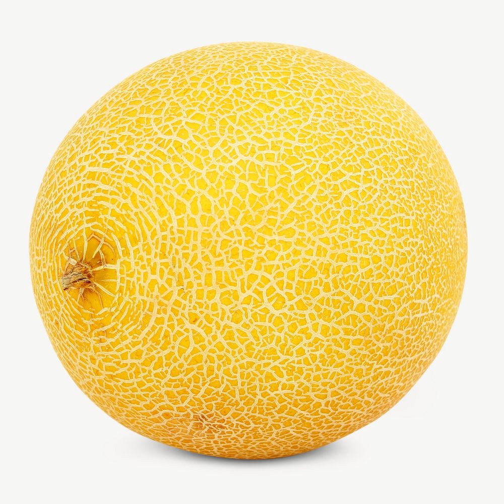 Yellow melon design element psd