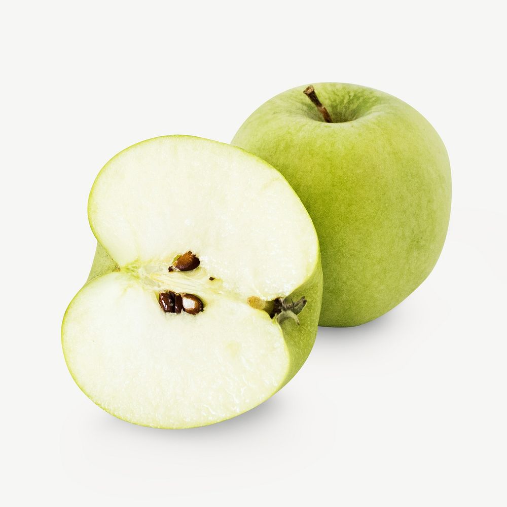 Green apple image graphic psd