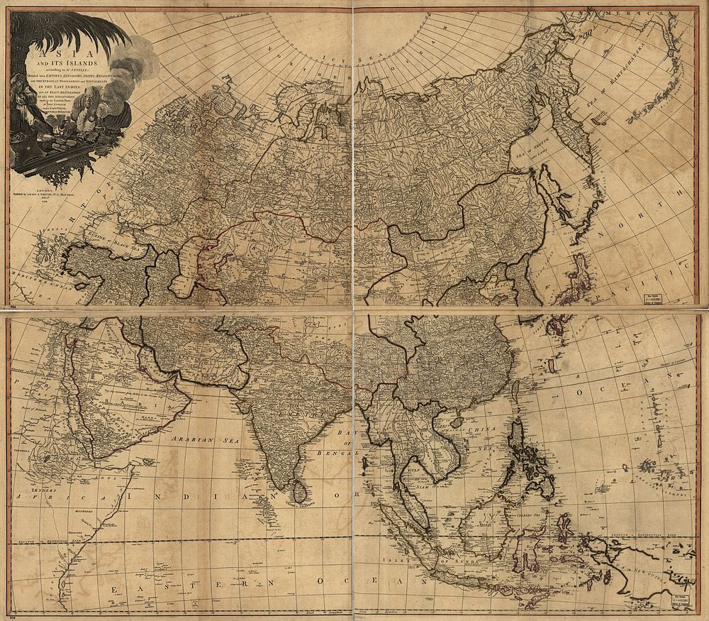 L'Asie : selon les nouvelles observations de Mess.rs de l'Academie des Sciences, etc. 1680? by Aa, Pieter van der