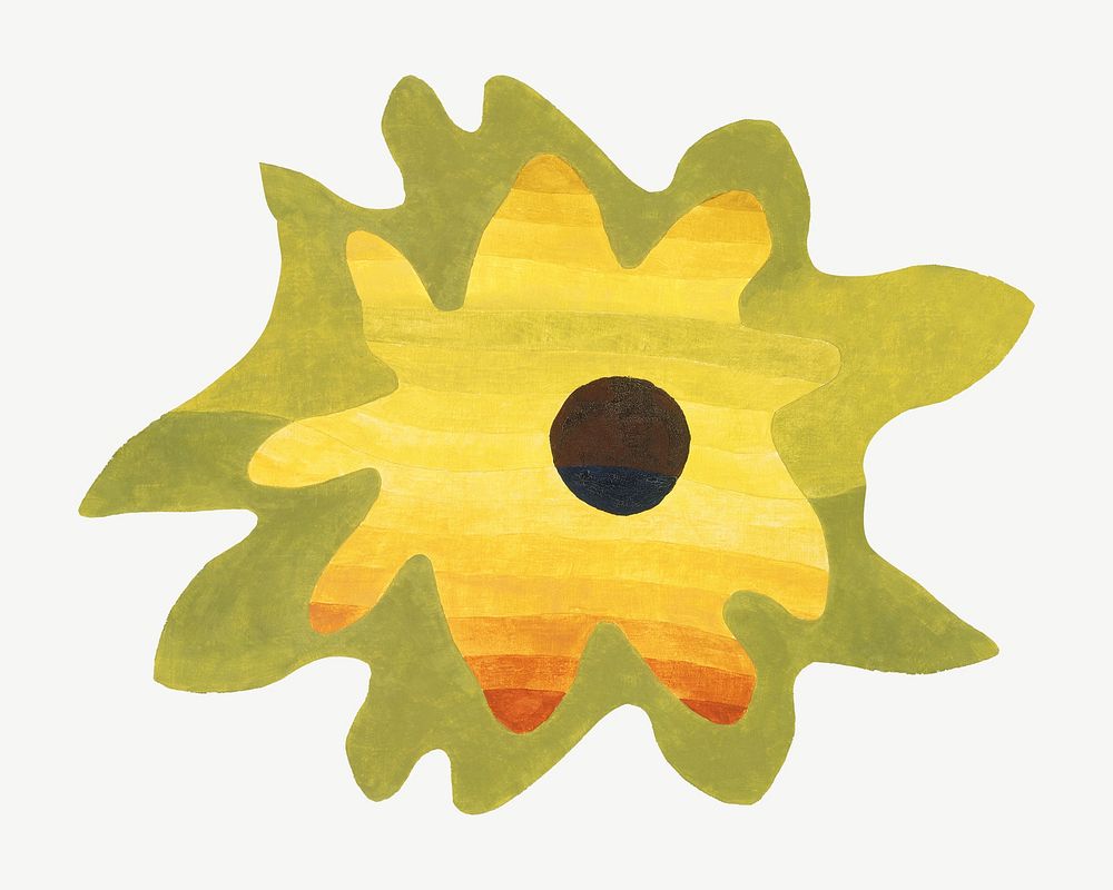 Abstract Sun illustration psd by Arthur Dove. Remixed by rawpixel.