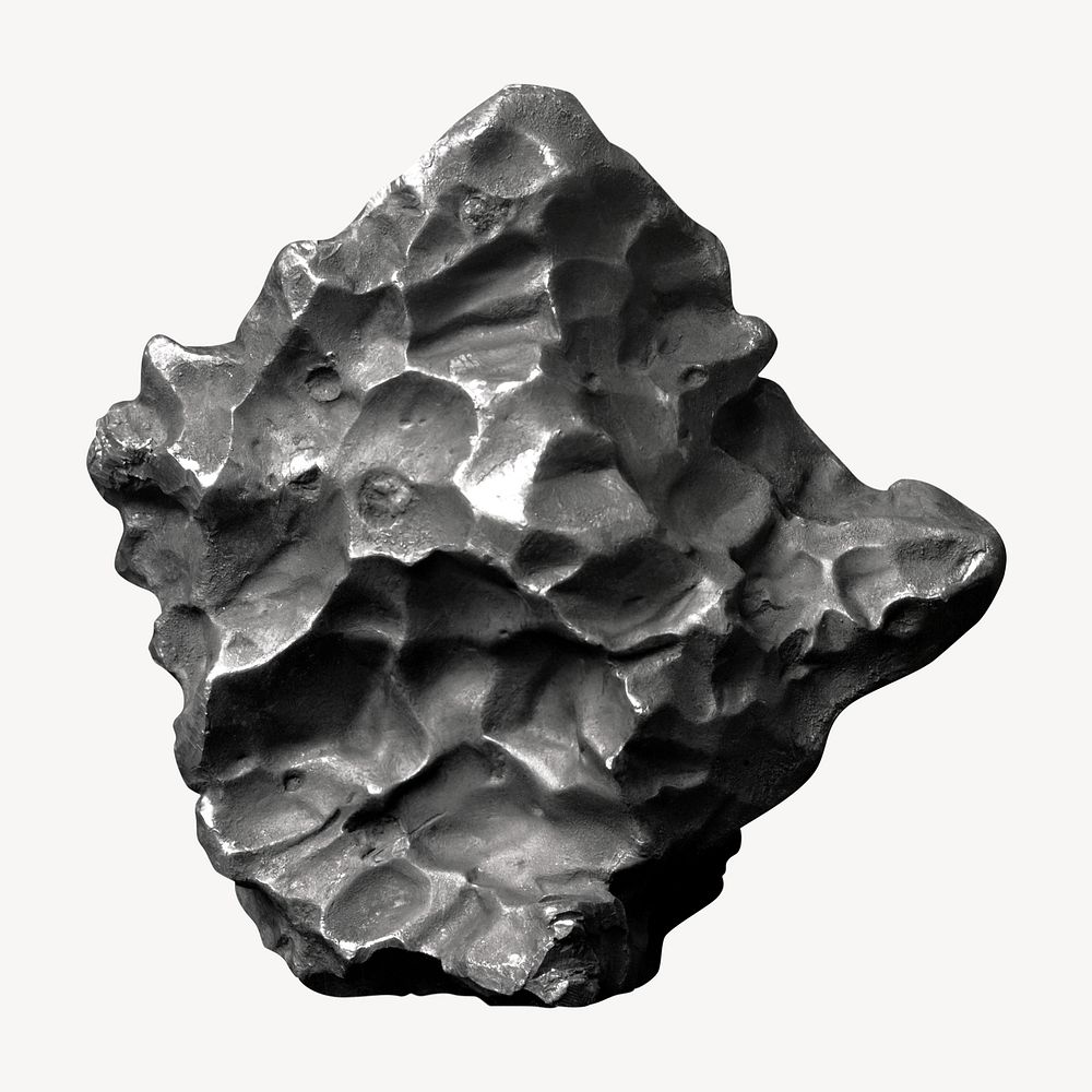 Meteorite sample image. Remixed by rawpixel.