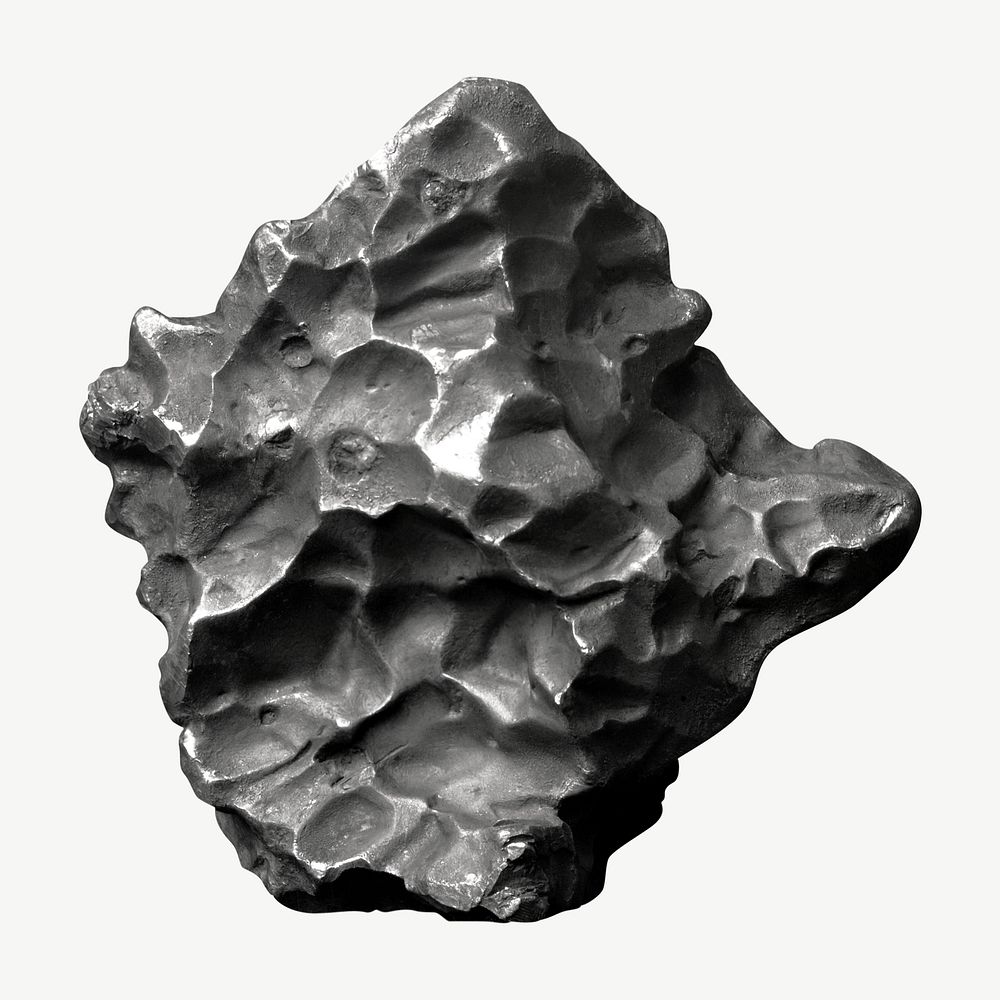 Meteorite sample image psd. Remixed by rawpixel.