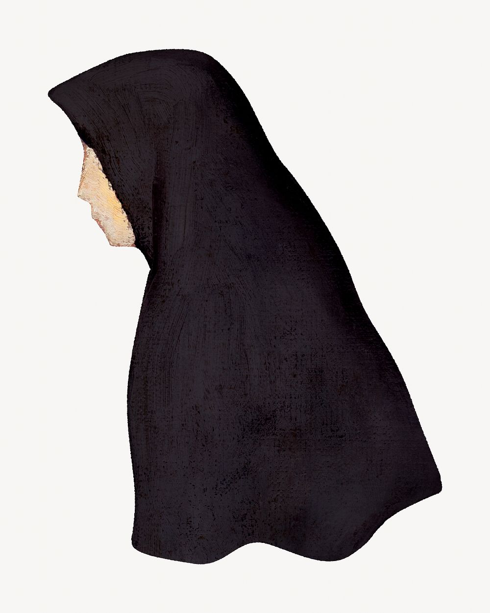 Vintage nun illustration  by Zolo Palugyay. Remixed by rawpixel.