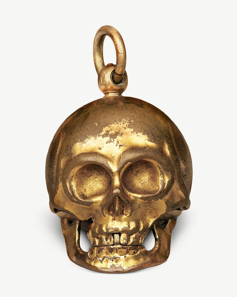 Gold skull, vintage object illustration psd. Remixed by rawpixel.