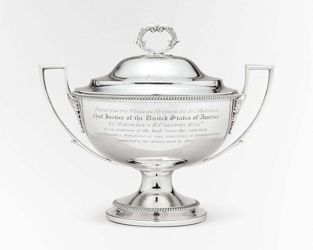 Soup tureen (1808&ndash;9) by William Stroude. Original public domain image from The MET Museum. Digitally enhanced by…