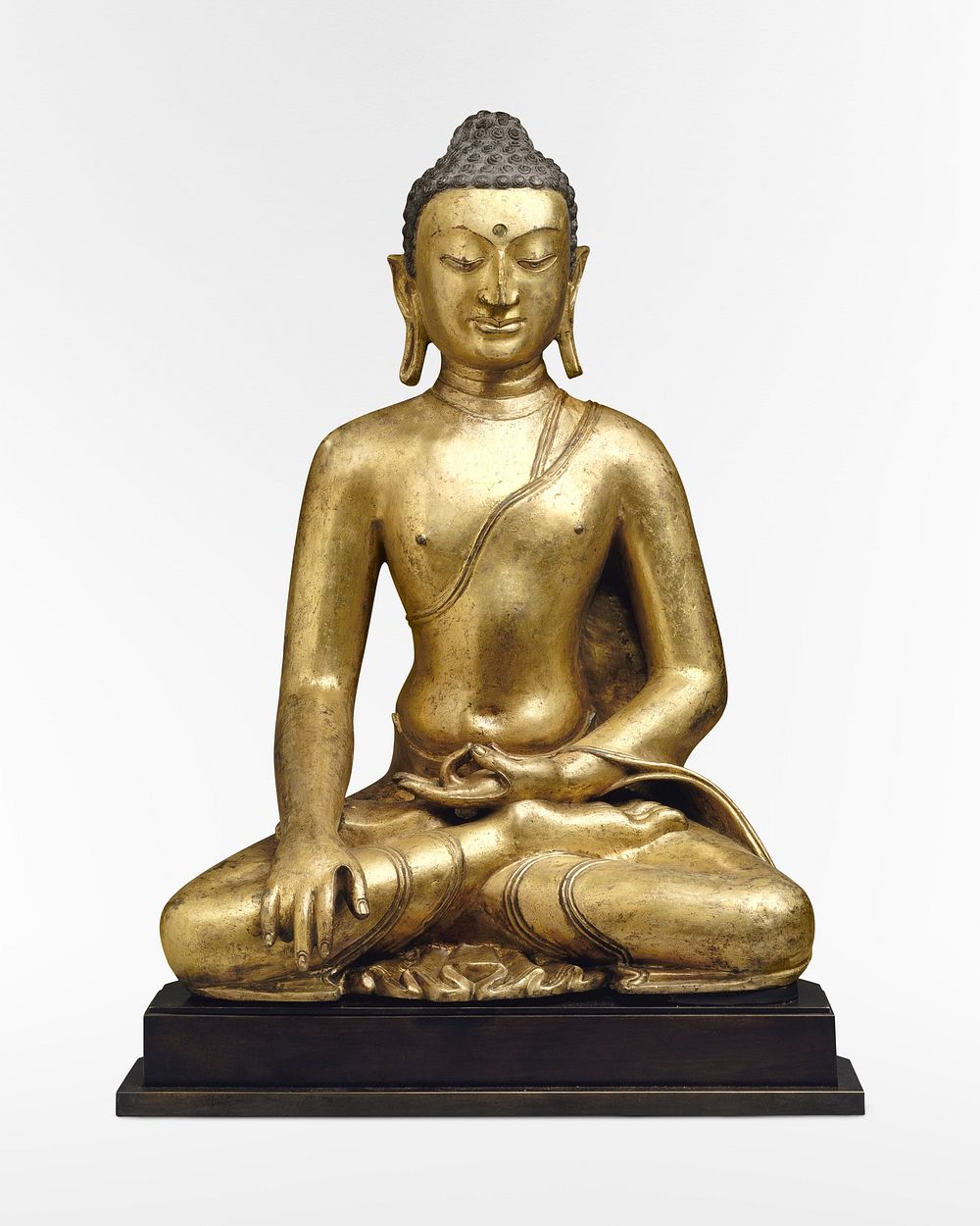 Buddha Shakyamuni or Akshobhya, the Buddha of the East (11th&ndash;12th century). Original public domain image from The MET…