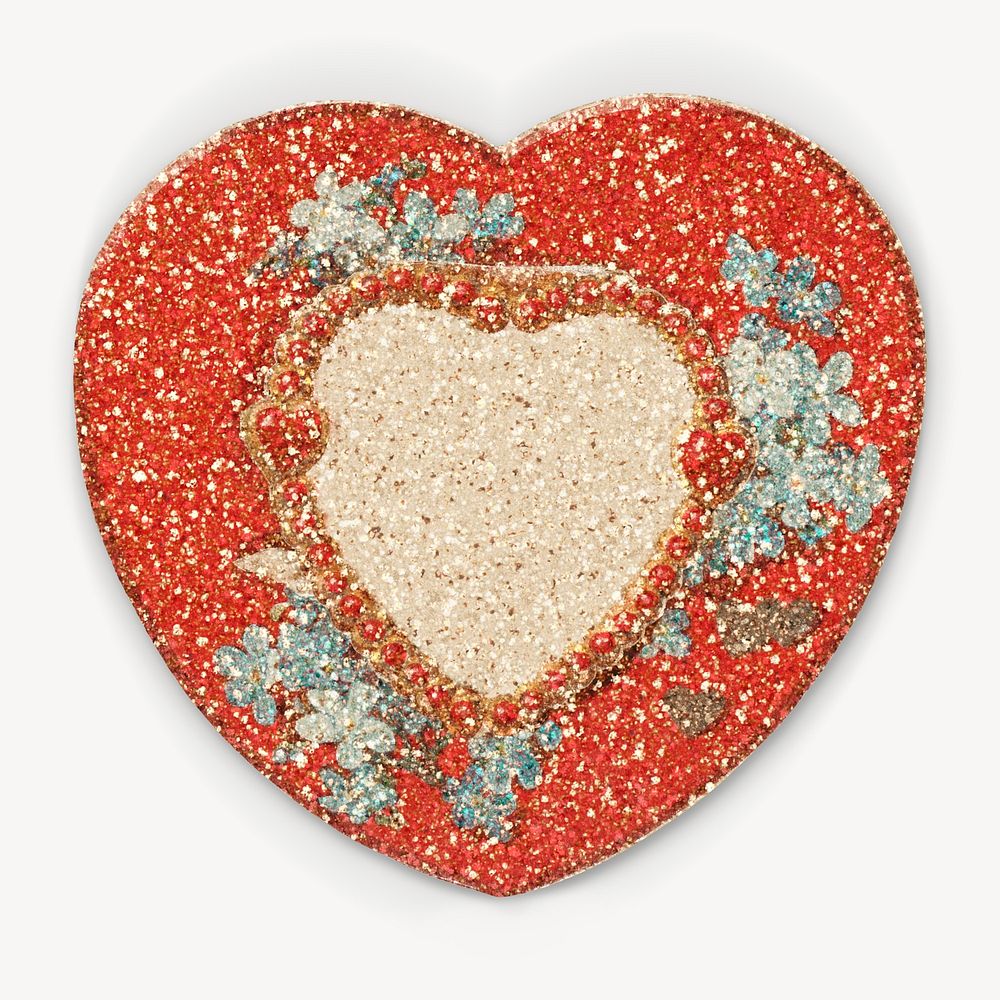 Valentine's heart decoration. Remixed by rawpixel.