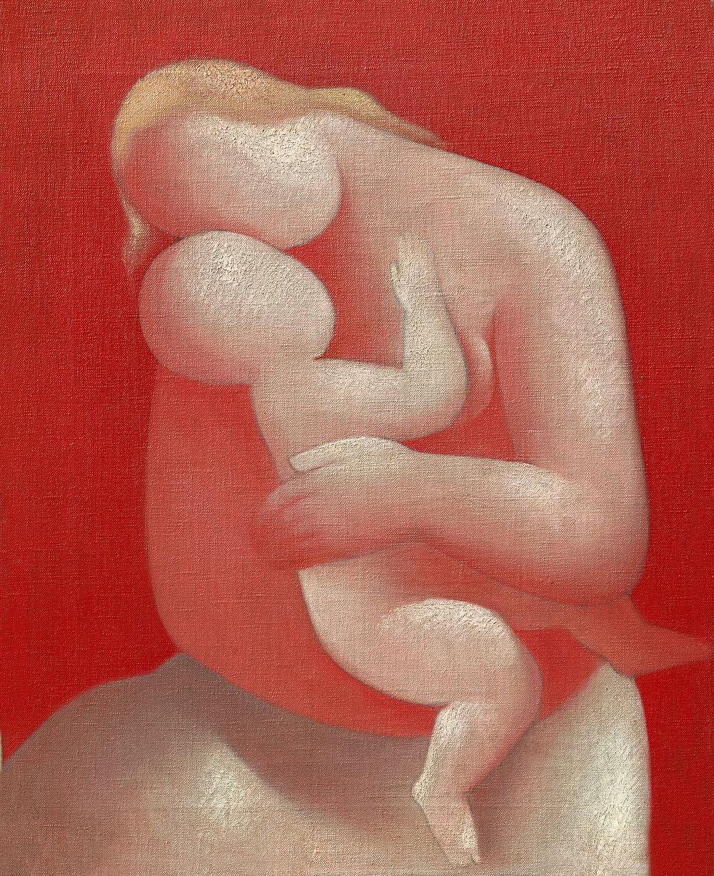 Mother (pink madonna) (1933) by Mikulas Galanda. Original public domain image from Web umenia. Digitally enhanced by…