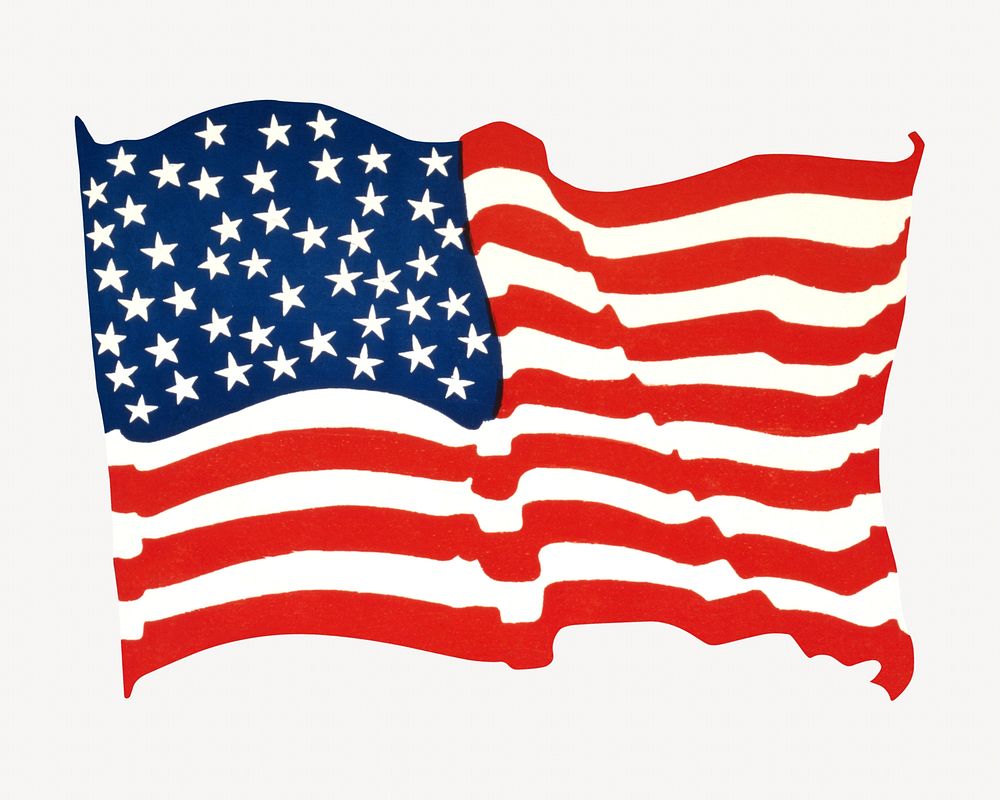 US flag illustration. Remixed rawpixel. | Premium Photo Illustration ...