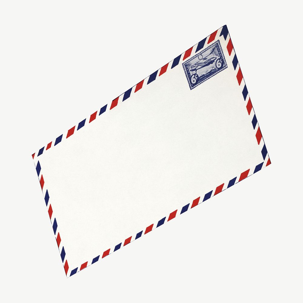 Vintage envelope illustration psd. Remixed by rawpixel. 