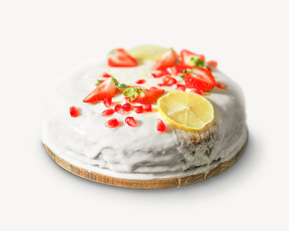 Cake image on white