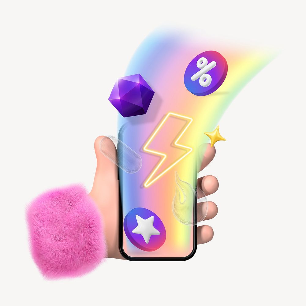 Flash sale 3D emoticon illustration Premium Photo rawpixel