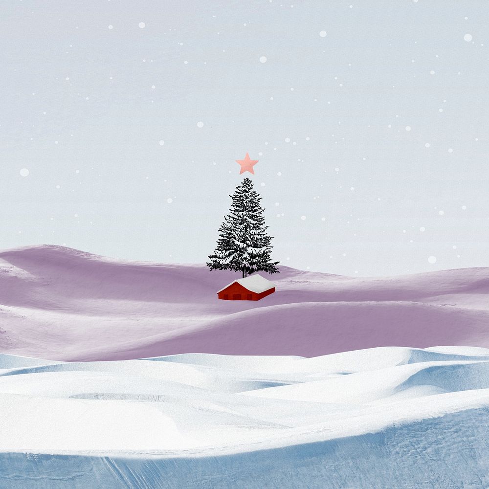 Christmas tree background, winter holidays
