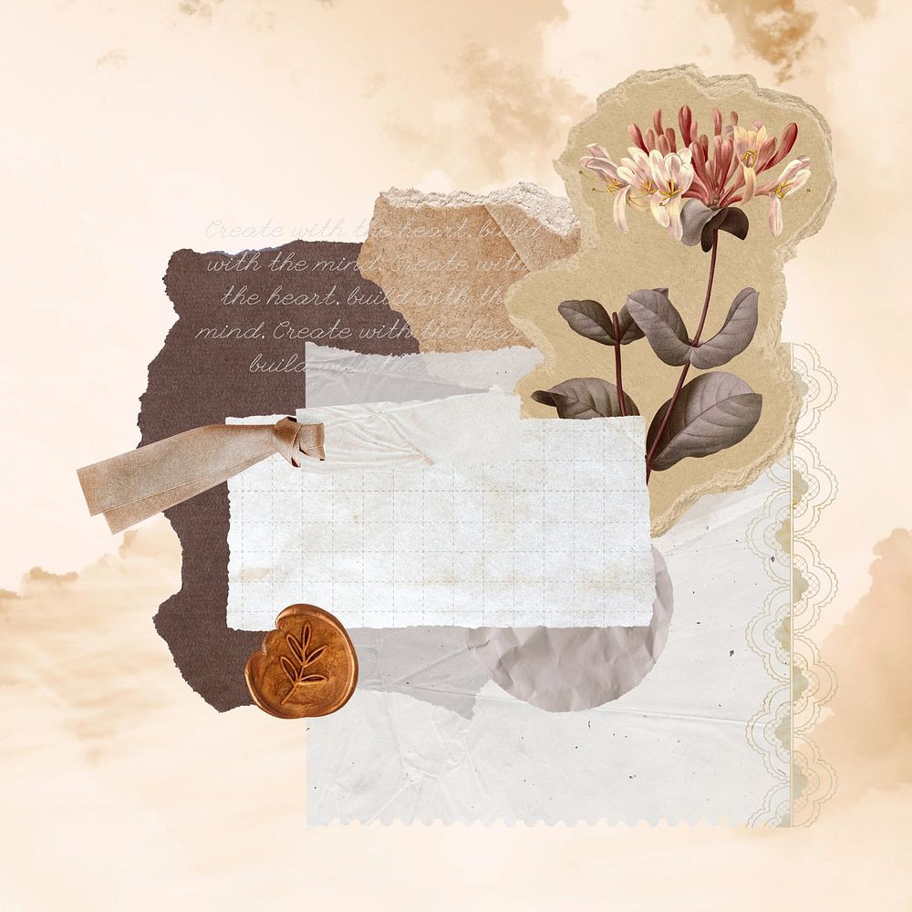 Autumn note paper, aesthetic collage | Premium Photo - rawpixel