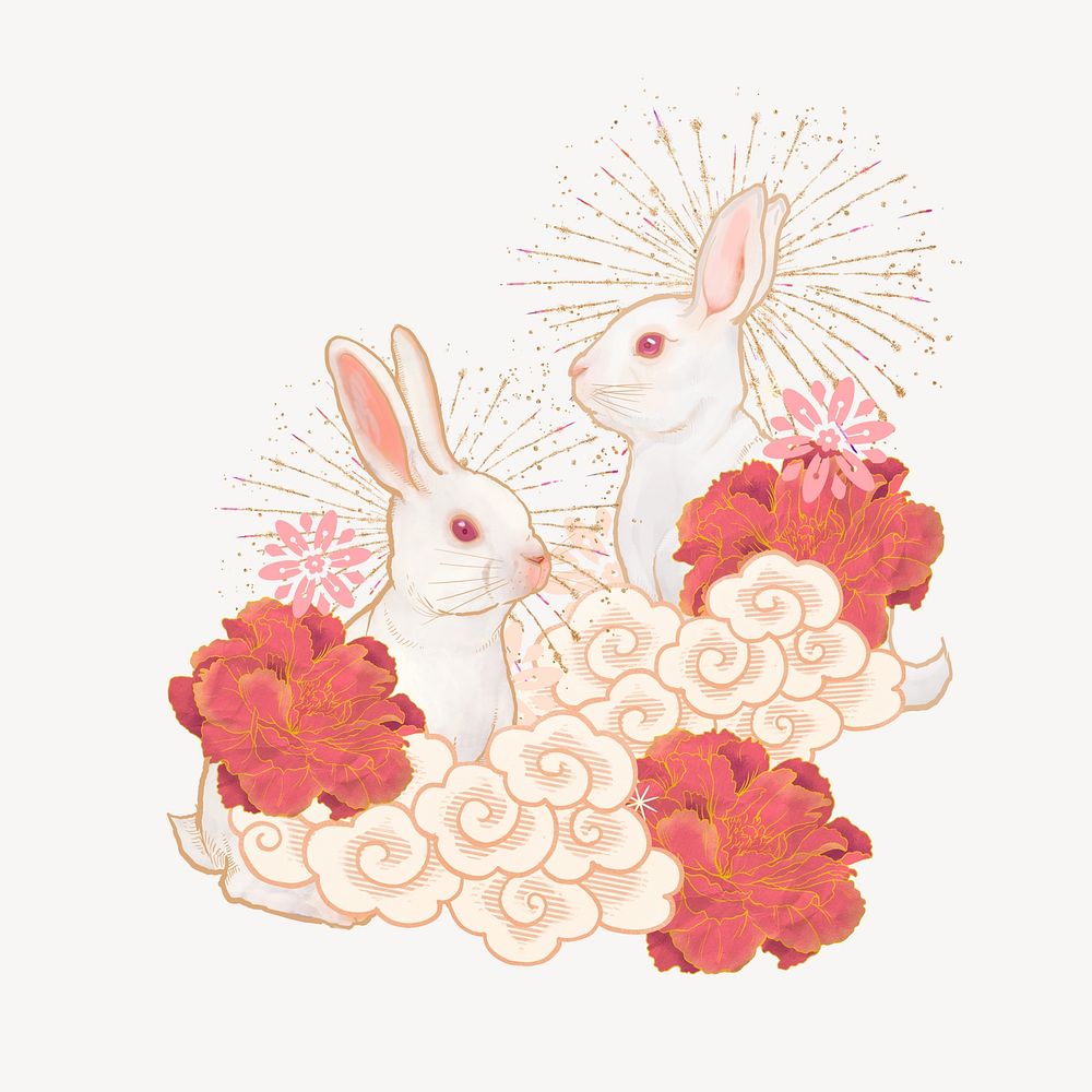 Oriental rabbits, Chinese zodiac animal