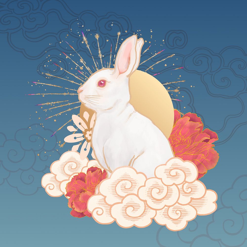 Oriental blue rabbit, Chinese zodiac animal