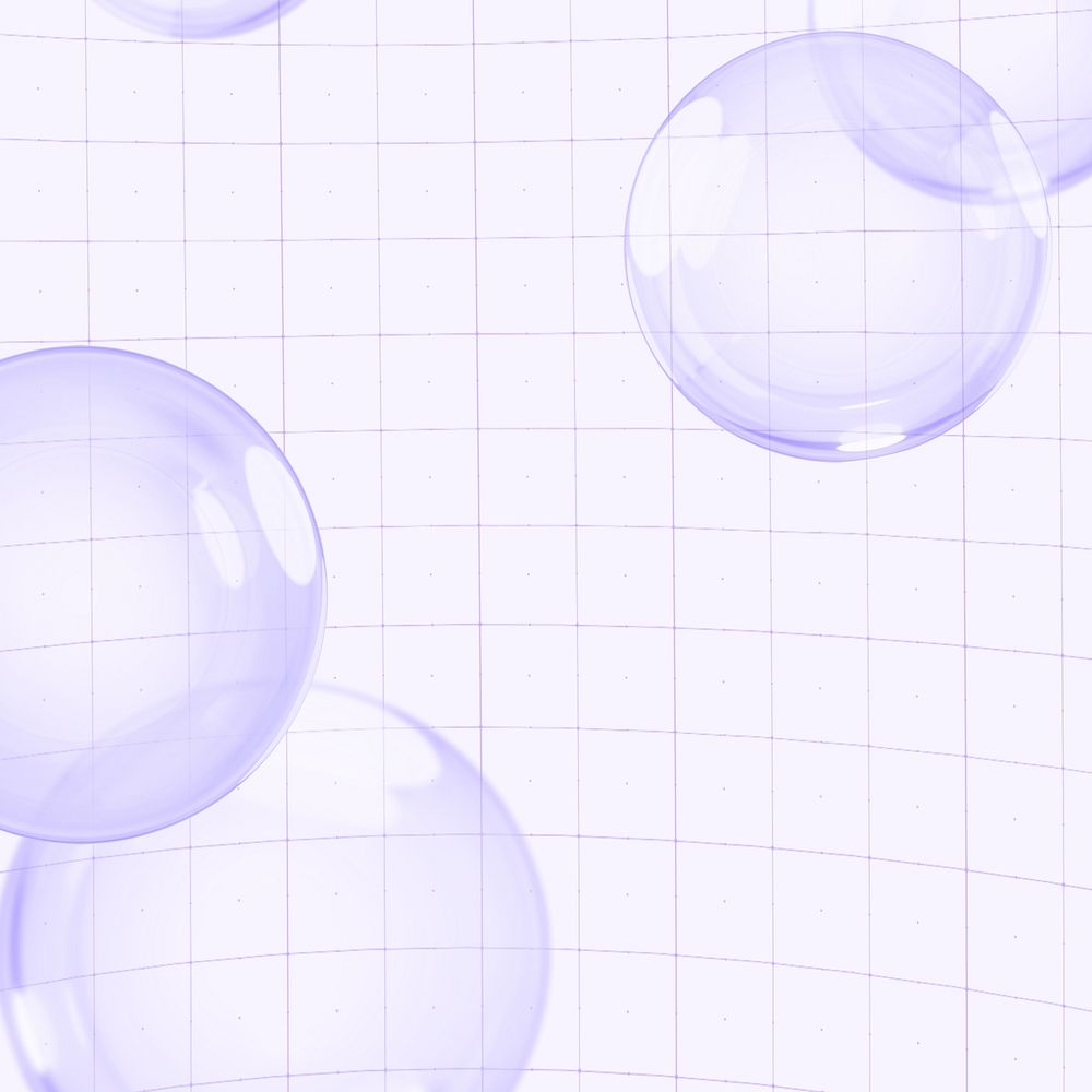 Purple bubbles grid background