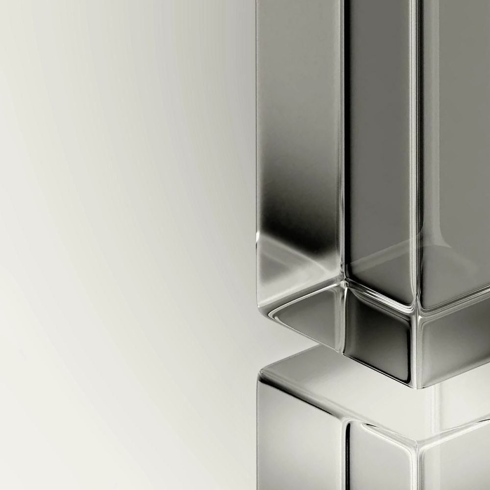 Gray glass pillars background