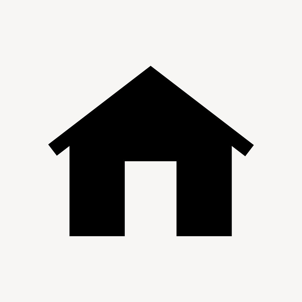 Home flat icon element vector