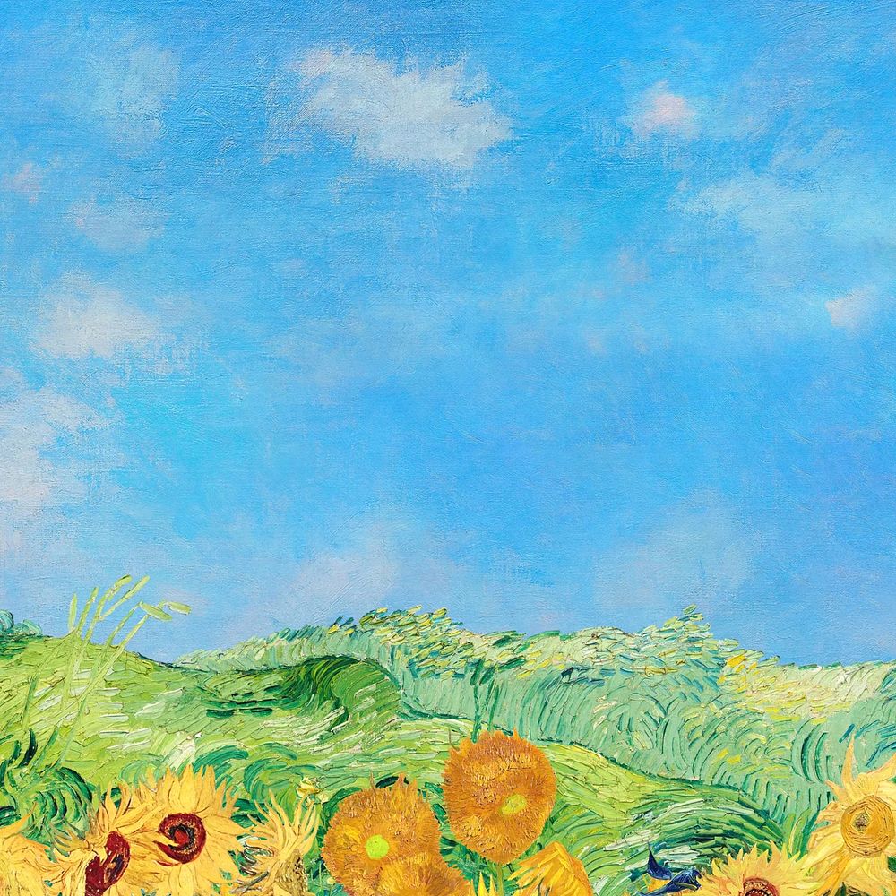 Van Gogh's nature, famous painting design, remixed by rawpixel