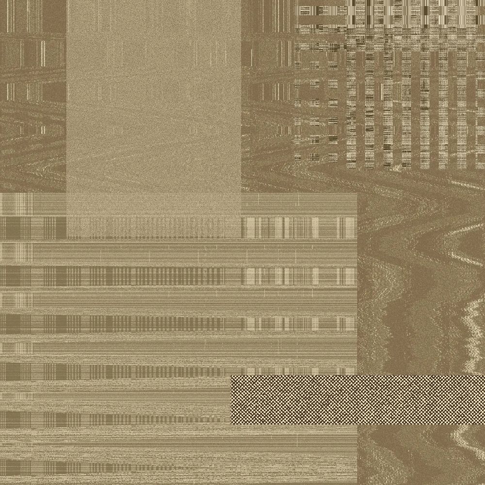 Brown VHS glitch background, distortion effect