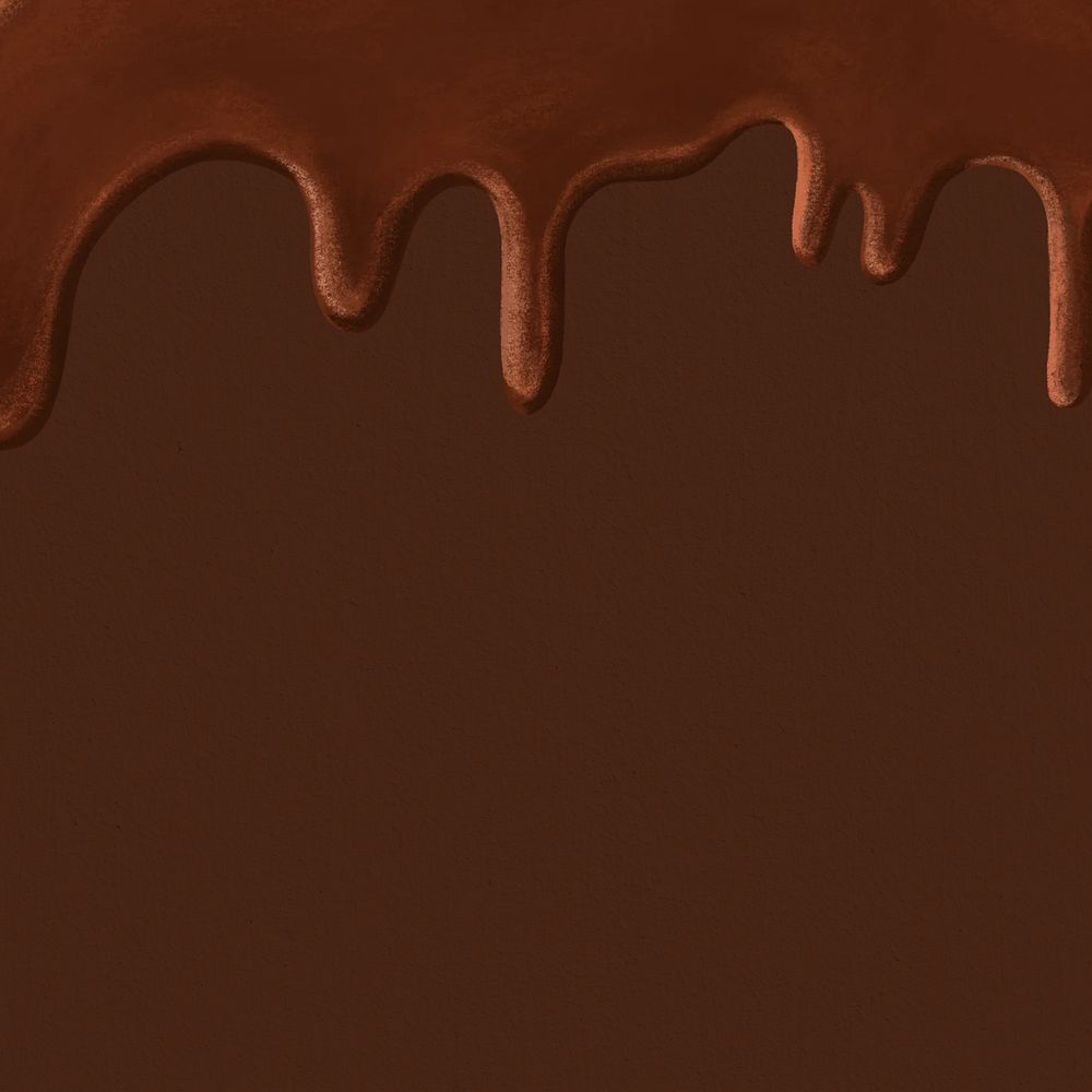 Melting chocolate border background