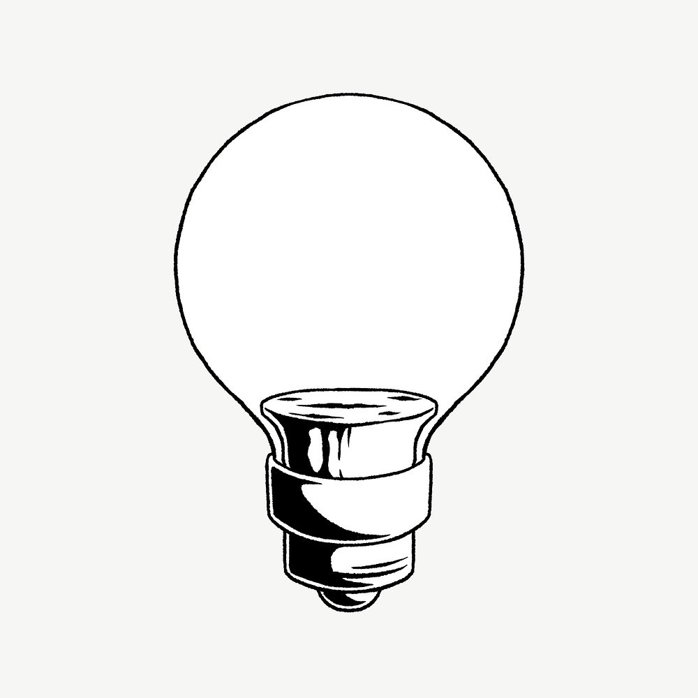 White light bulb psd element