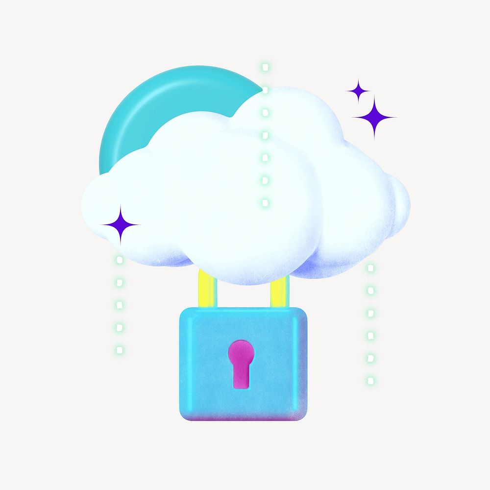 Cloud security collage remix