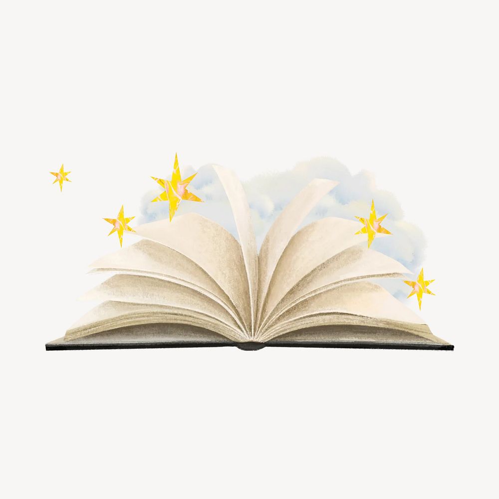 Sparkly open book, education remix | Premium Photo Illustration - rawpixel