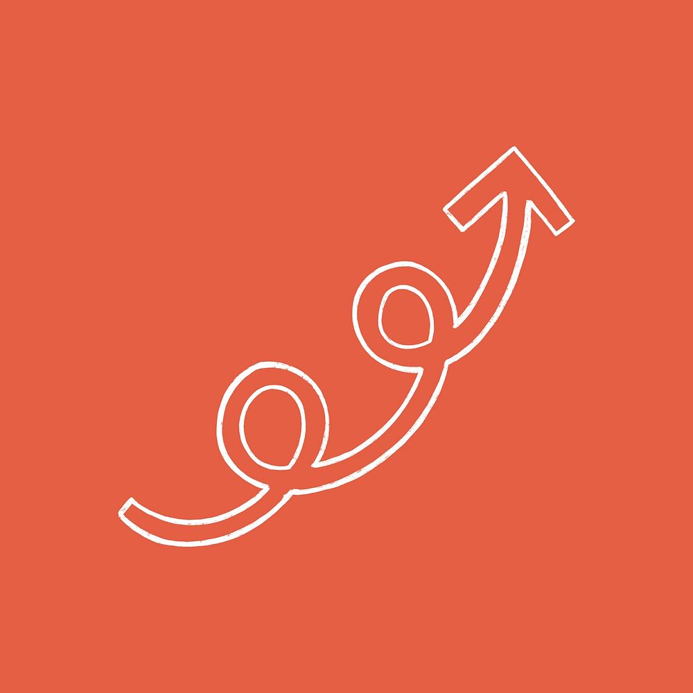 upward-arrow-doodle-element-premium-photo-rawpixel