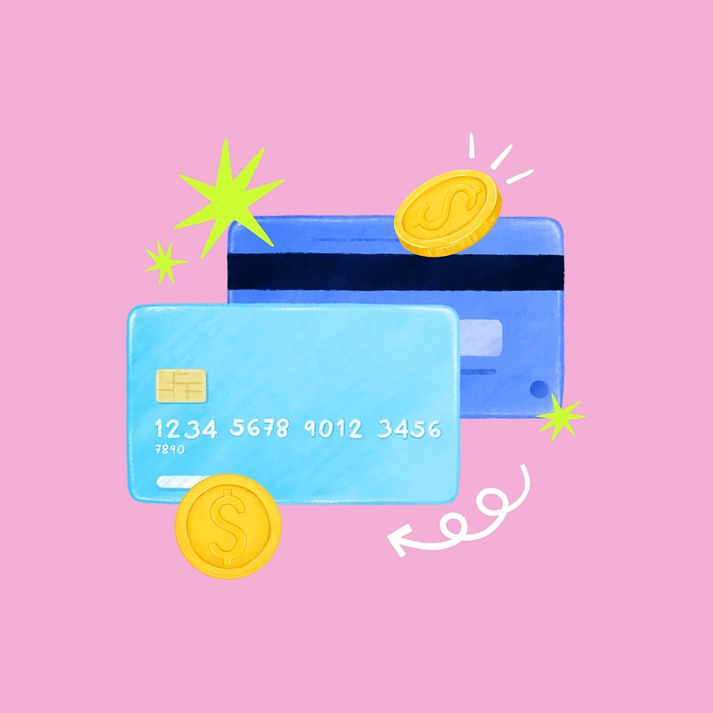 Credit card, finance & banking remix psd