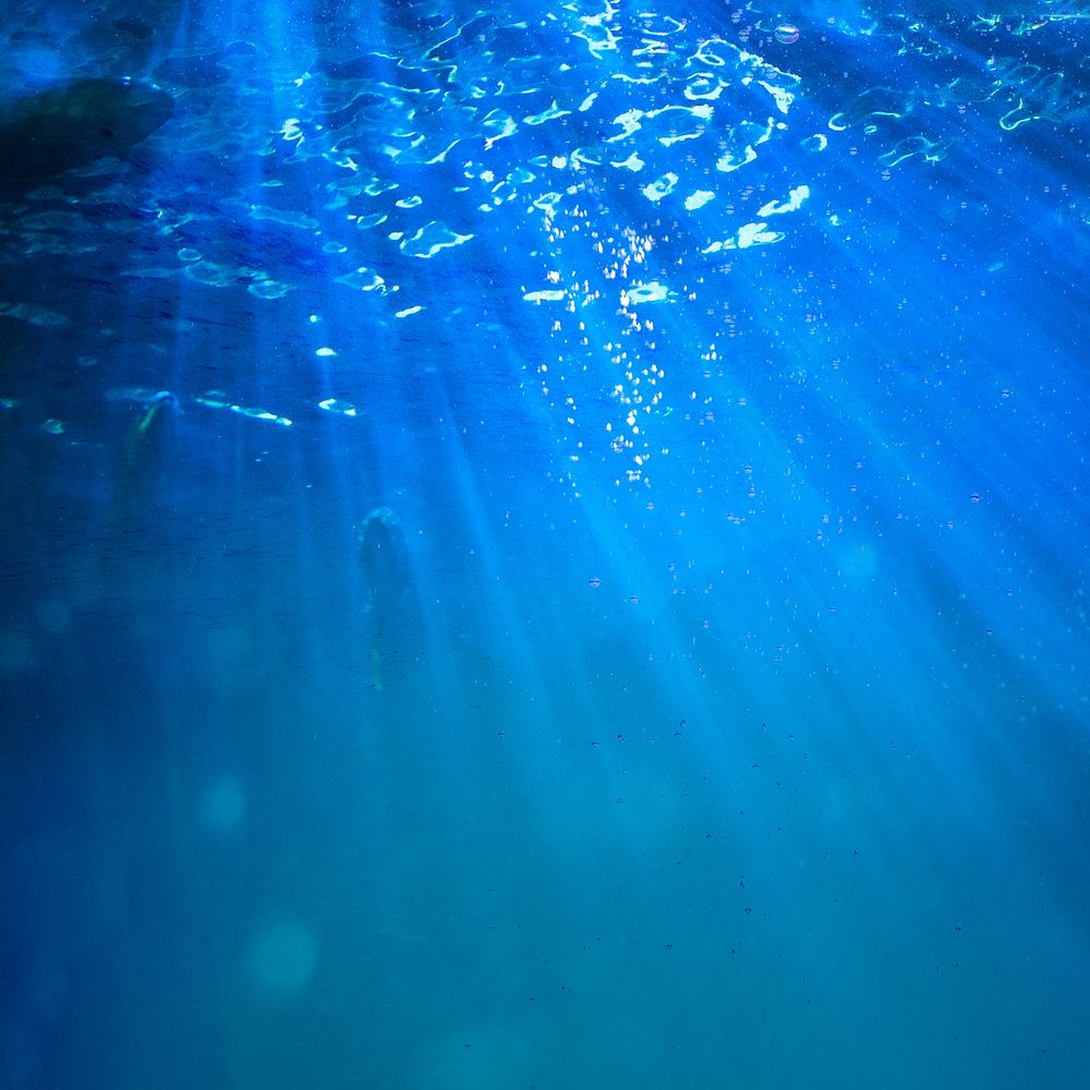 Deep blue sea background design