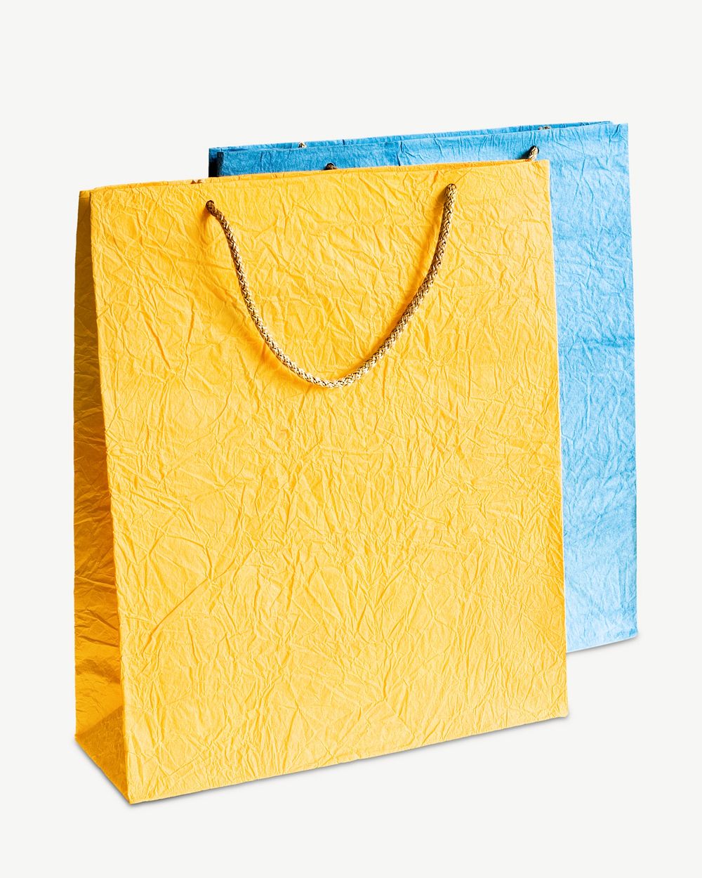 Colorful shopping bag isolated graphic psd