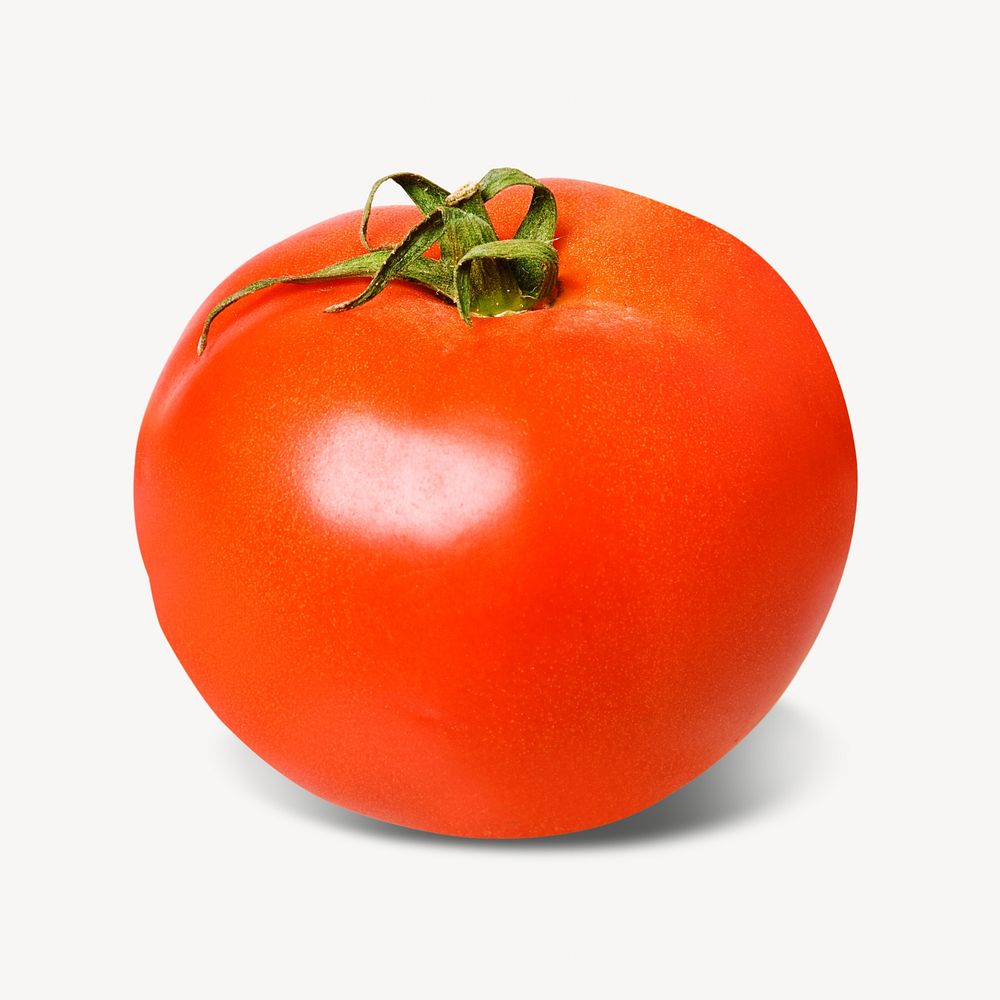 Tomato image on white