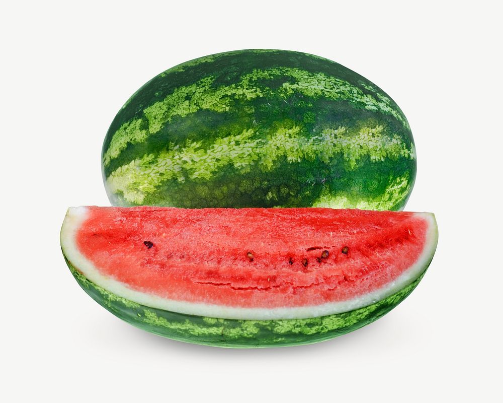 Fresh watermelon design element psd