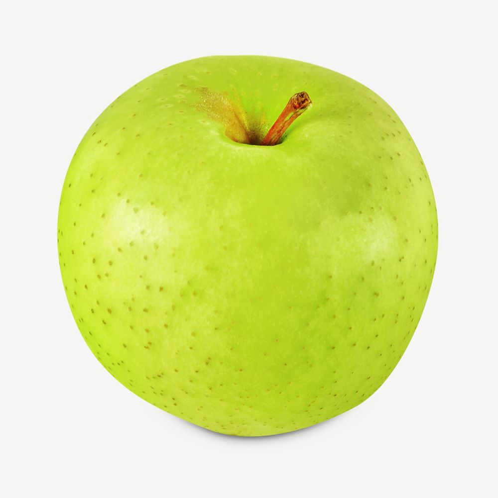 Green apple fresh fruit psd