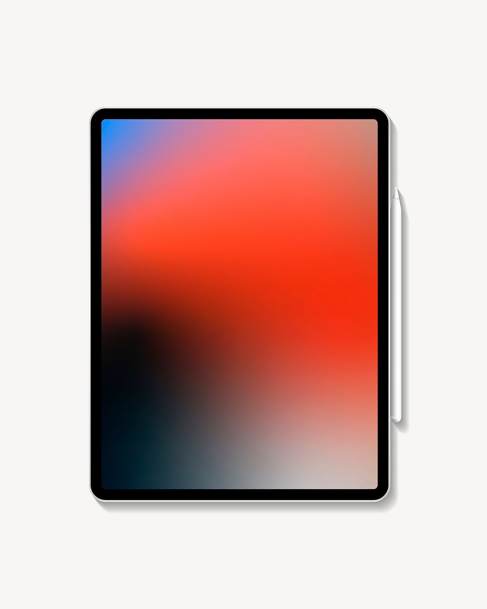 Tablet screen mockup psd