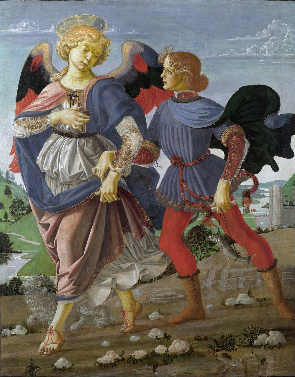 Tobias and the Angel by Andrea del Verrocchio.